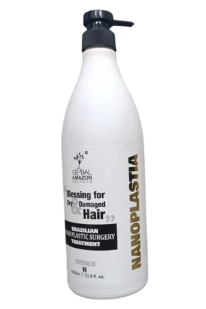 NANOPLASTIA Global Secrets Nanoplastia Treatment | 1000 ML | NEW & ORIGINAL PACKAGING | Professional Brazilian Hair Treatment | Straightens Hair for 8 Months | Anti-Frizz Solution |