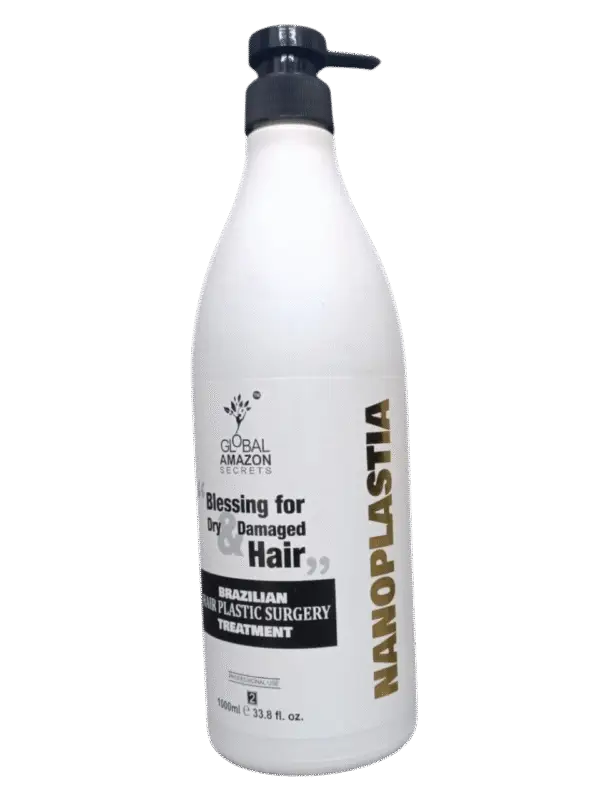 NANOPLASTIA Global Secrets Nanoplastia Treatment | 1000 ML | NEW & ORIGINAL PACKAGING | Professional Brazilian Hair Treatment | Straightens Hair for 8 Months | Anti-Frizz Solution |